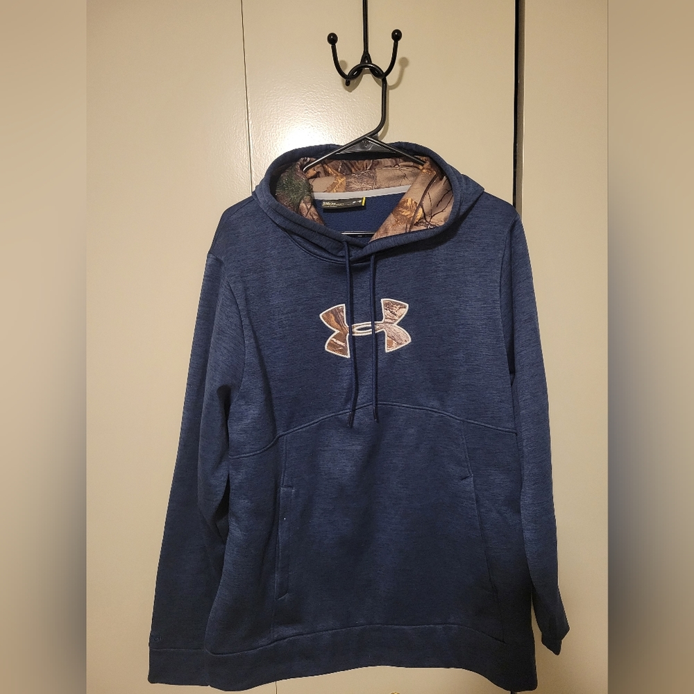 Under Armour Men's Blue/Camo Hoodie